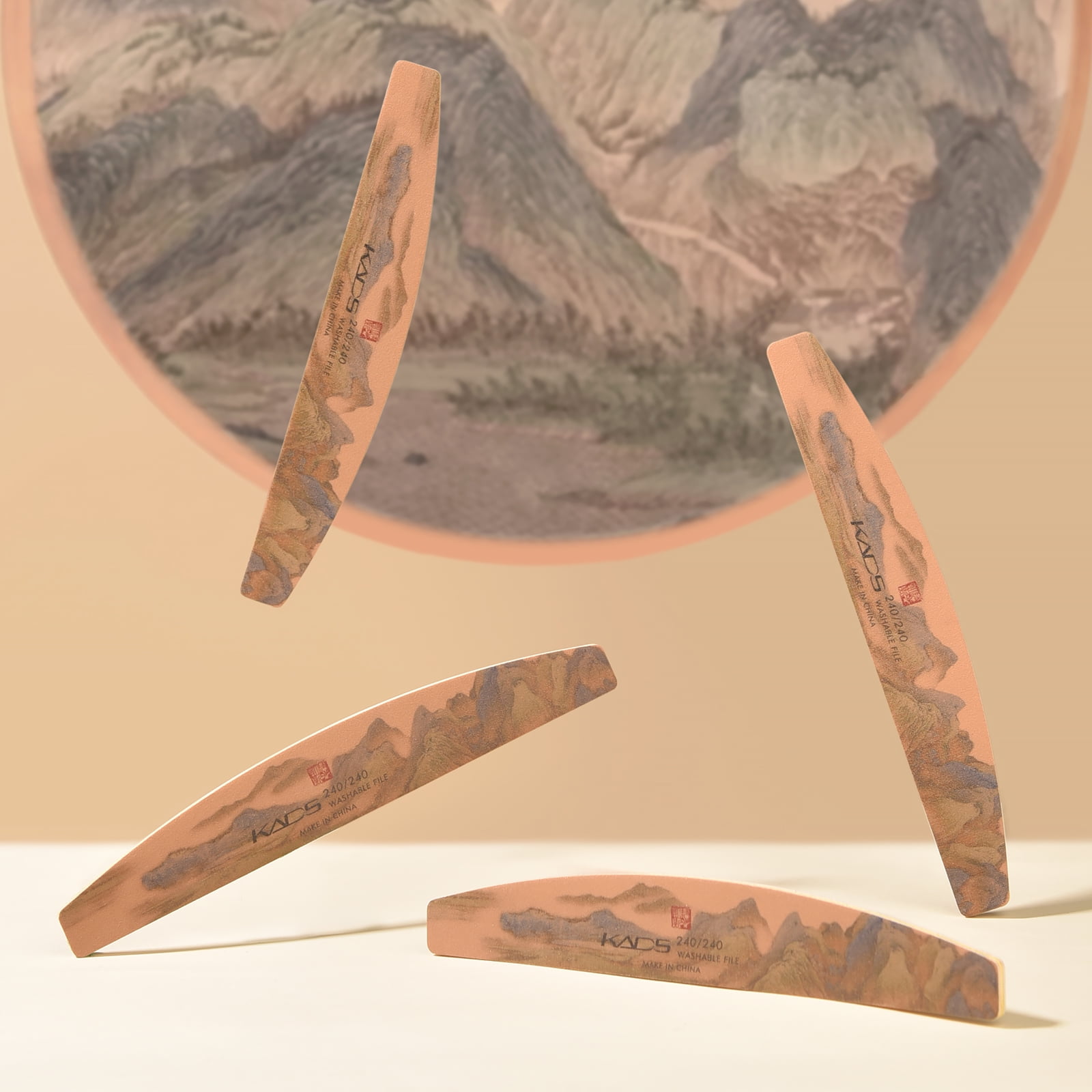 KADS Nail File And Buffer in Oriental Style Chinese Style Nail File 10 ...