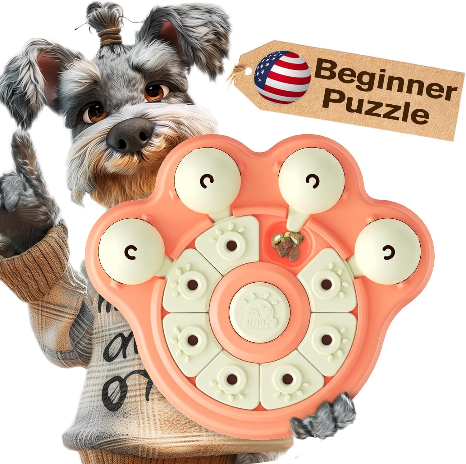 Photo inspiration: Interactive Puzzle Toys With A Focus On Mental Stimulation Reference: Kadtc Beginner Dog Puzzle Toy Mind Game Puppy Interactive Mental