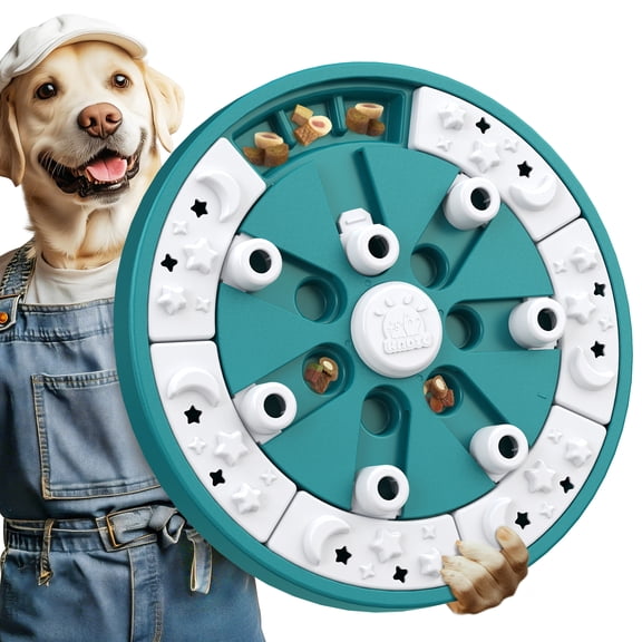 KADTC Dog Puzzle Toys Gameplay 3 in 1 Slow Puzzles Food Feeder Puppy Holiday Birthday Gift Interactive Mind Treat Games Mental Stimulation Enrichment Boredom Toys for Small/Medium/Large Breed Dogs