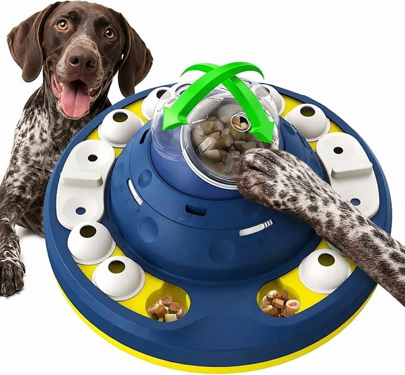 KADTC Dog Puzzle Toy, Large Size, 2 Levels of Step-by-Step Challenge, Shake-to-Release Treat Dispenser, Beginner to Advanced, Slow Feeder & Mental Stimulation for Smart Dogs Enrichment Toys