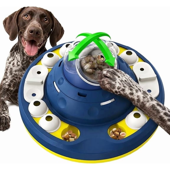 KADTC Dog Puzzle Toy, Large Size, 2 Levels of Step-by-Step Challenge, Shake-to-Release Treat Dispenser, Beginner to Advanced, Slow Feeder & Mental Stimulation for Smart Dogs Enrichment Toys