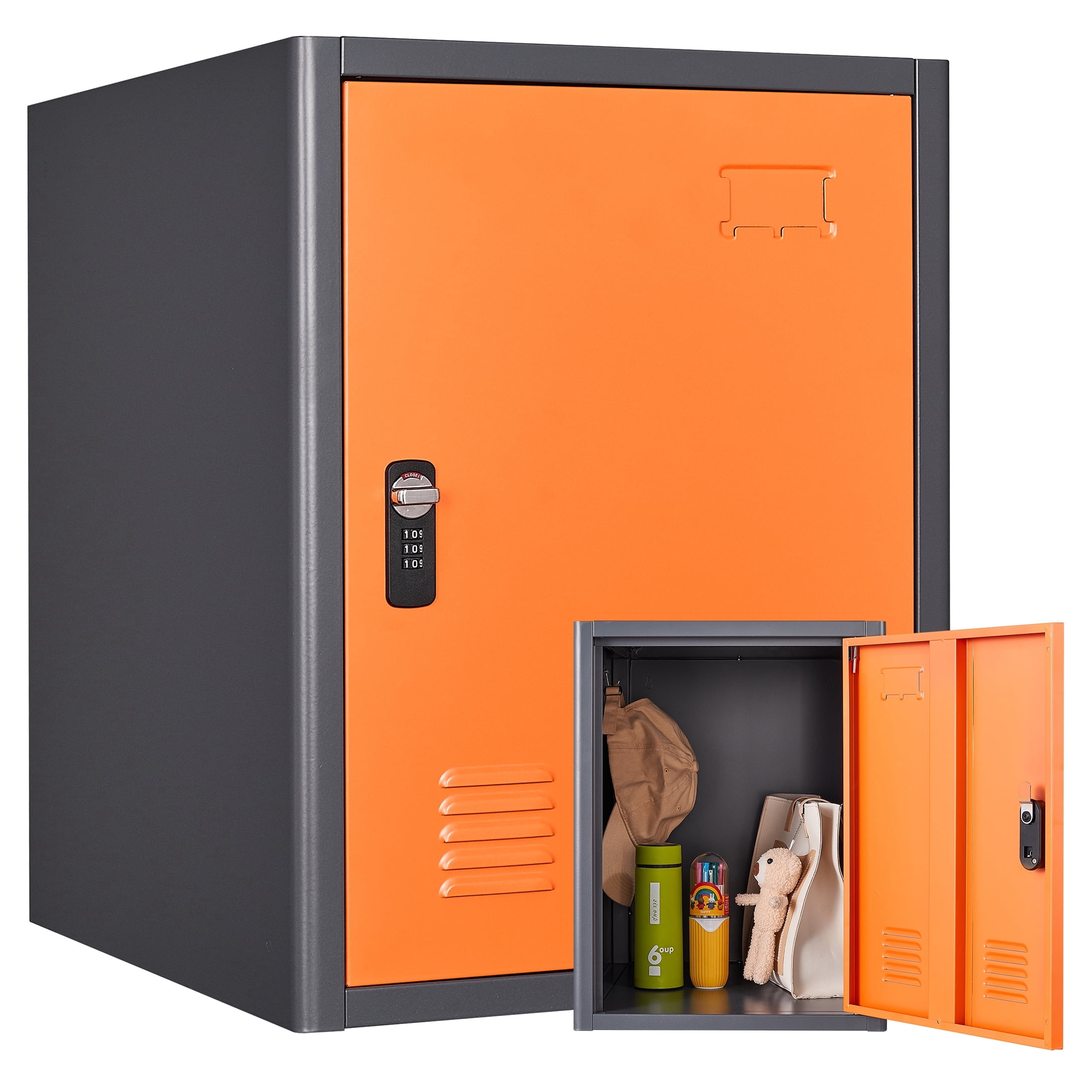 KAER Metal Locker Storage Cabinet With 1 Door, 19.6