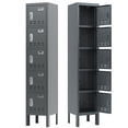 thumbnail image 1 of KAER Metal Locker with 5 Doors 66“ Storage Locker for Employees andstudent with Card Slot Lockable Steel Locker for School Gym Home Office Staff, 1 of 7