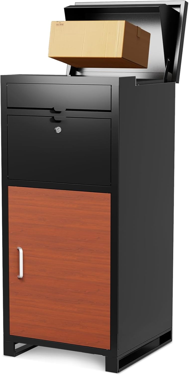 Large Package Box KAER Package Delivery Boxes for Outside, 36.61