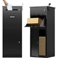 thumbnail image 1 of KAER Package Delivery Boxes for Outside,44.5"x17"x15.75" Cold-Rolled Steel Delivery Box for Packages & Mails, Anti-Theft Lockable Large Parcel Drop Box for Outdoor, Porch, Curbside, 1 of 7