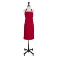 thumbnail image 1 of KAF Home Adjustable Twill Butcher Cut Chef's Apron - Cherry Red, 1 of 11