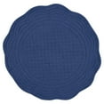 thumbnail image 1 of KAF Home Boutis Quilted Placemat - Set of 4 Navy - 14" x 14", 1 of 5