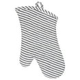thumbnail image 1 of KAF Home Metro Stripe Oven Mitt, Black, 1 of 1