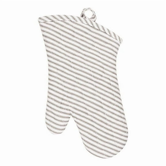 KAF Home Metro Stripe Oven Mitt, Pewter