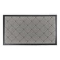 thumbnail image 1 of KAF Home Nested Angles Indoor/Outdoor Mat with PVC Backing - 17" x 30" (Gray), 1 of 1