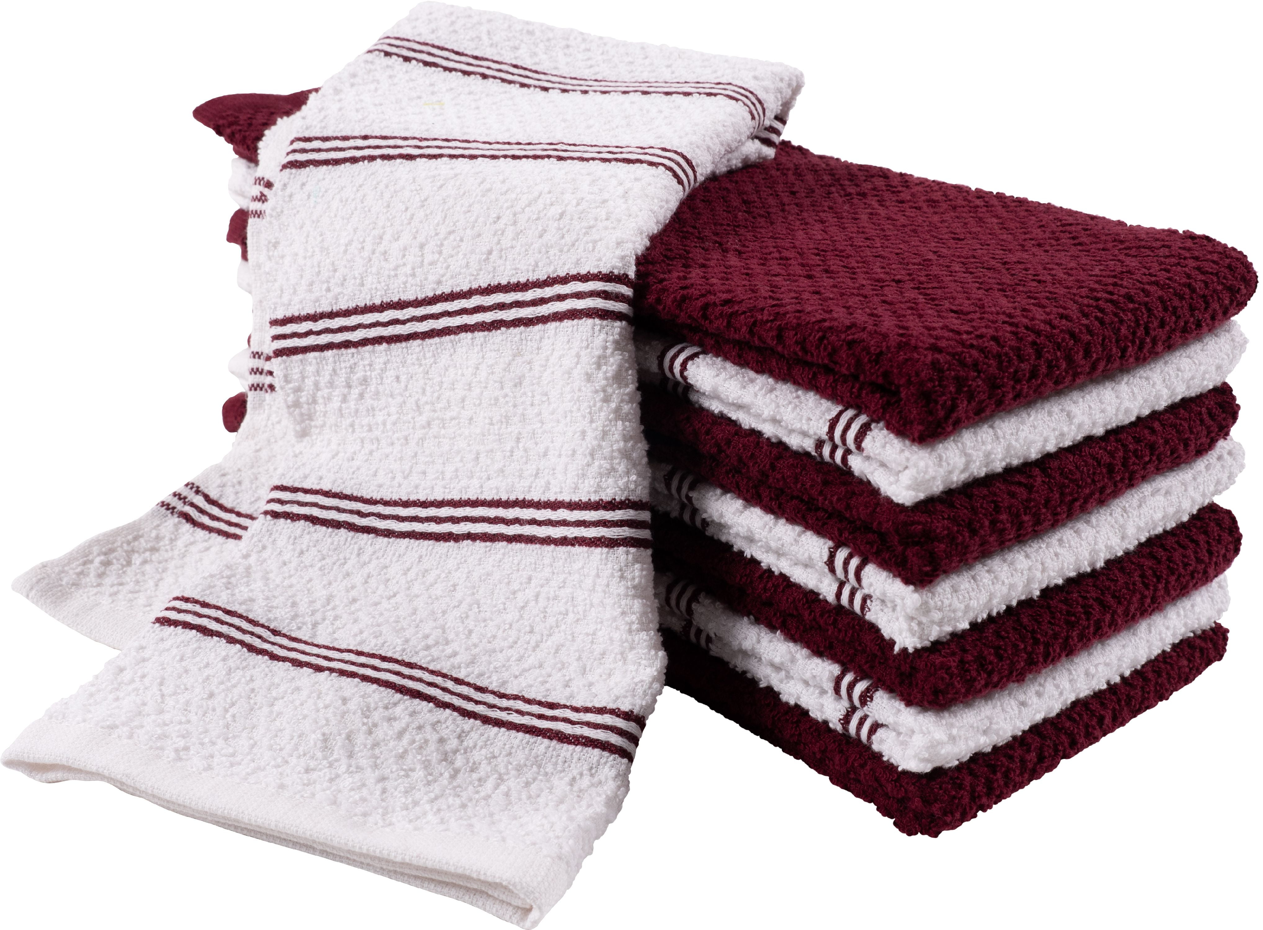 Lavish Home 69-003DC 12.5 x 12.5 in. Absorbent 100 Percent Cotton Kitchen Dish  Wash Cloths Wi, 1 - Fry's Food Stores