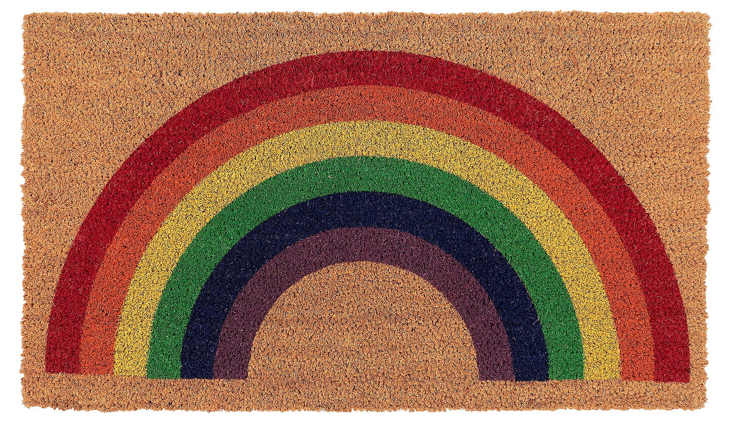 Rainbow Home Coir Doormat