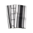 thumbnail image 1 of KAF Home Centerband/Basketweave/Windowpane Kitchen Towels, Set of 3, Black, 1 of 5