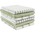 thumbnail image 1 of KAF Home Tiburon Mixed Flat And Wave Terry Set Of 6 Kitchen Towels - Sage, 1 of 5