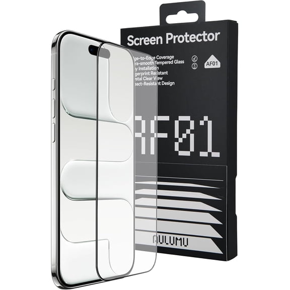 KAFEN-AF01 iPhone 17 Air Screen Protector | Eco-Bubble-and-Dust-Free Box | Scratch & Smudge Resistant | HD Tempered Glass | Military Grade Shatterproof & Ultra Durable | Easy Installation