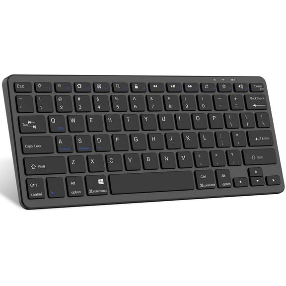 KAFEN-Bluetooth Keyboard for iPad Wireless Keyboard Compatible with iPad 10th/10.2(9th/8th/7th Generation), Air 5th/4th, Pro 11/12.9, 9.7, Mini and All Bluetooth Devices (Black)