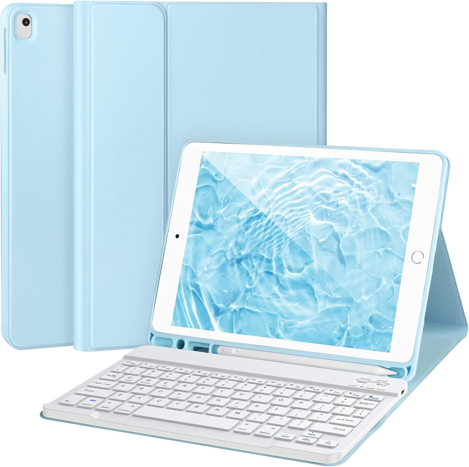 KAFEN-Keyboard Case for iPad 9/8/7th Gen 10.2‘‘,Case with Keyboard ipad ...