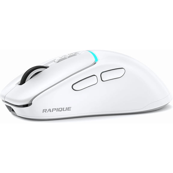 KAFEN-Wireless Bluetooth Mouse  Dual Bluetooth  2.4GHz USB Receiver, 4 DPI Levels (10003200), USB-C Rechargeable, Ergonomic Right-Hand Grip, Silent Click, Compacr for Computer/Mac/Laptop