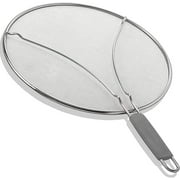 KAFOOR Grey 13 inch Splatter Screen for Cooking with Thermo Plastic Rubber Handle