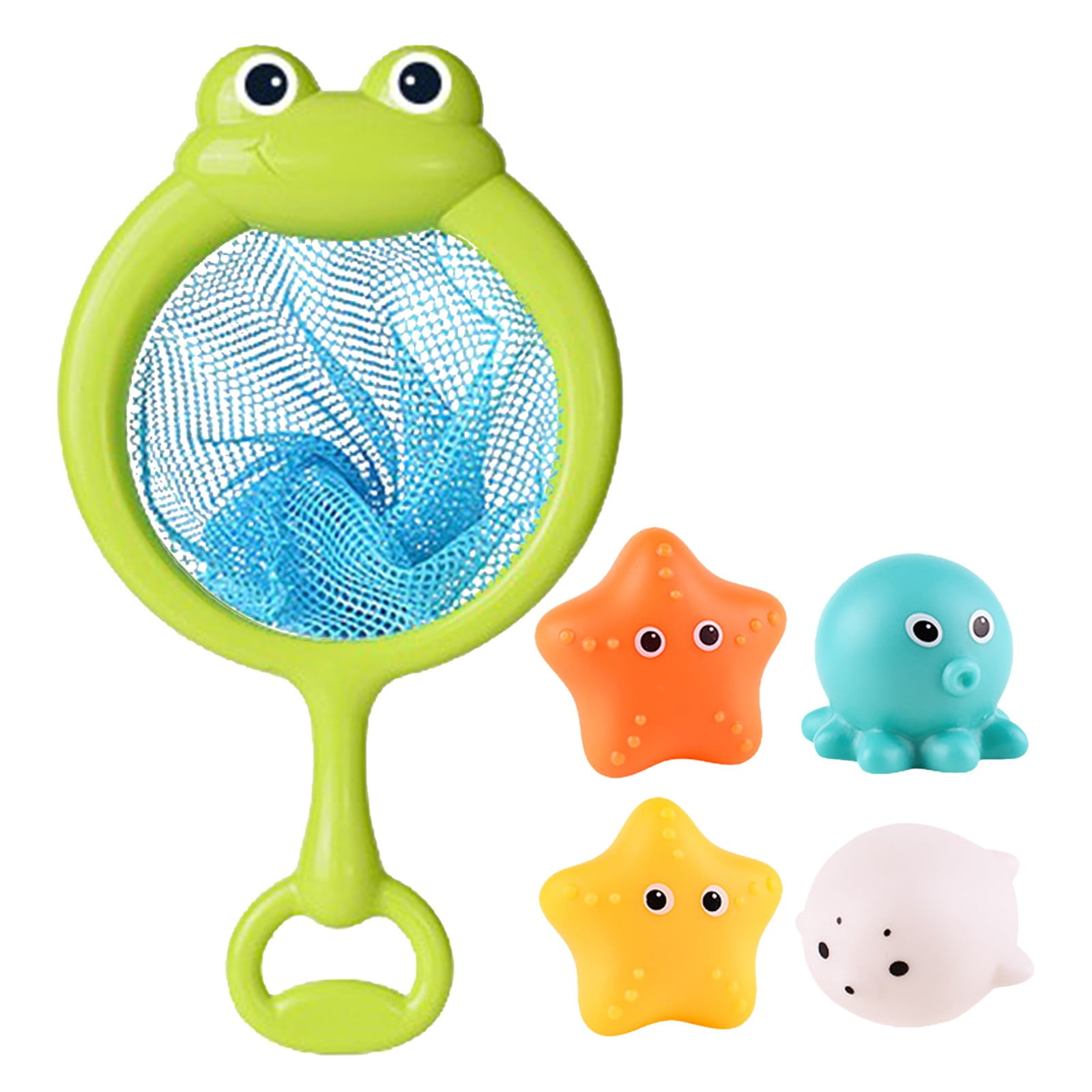 KAGAYD Bath Toys For Toddlers Age 24 Years Bath Toy Fishing Net
