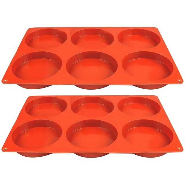 KAGAYD Silicone Top Pans For Baking Large Silicone For Baking 6 Cavity