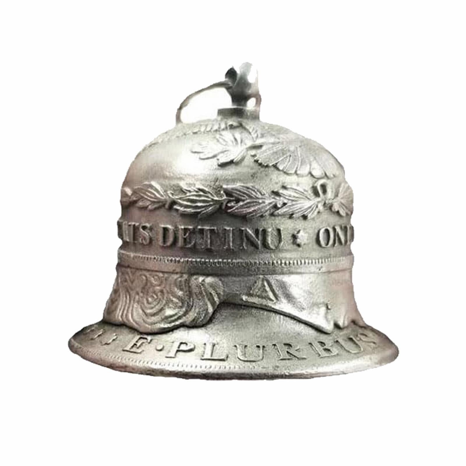 KAGAYD Silver Bell Halloween Witch Bells Decorations Antique Metal