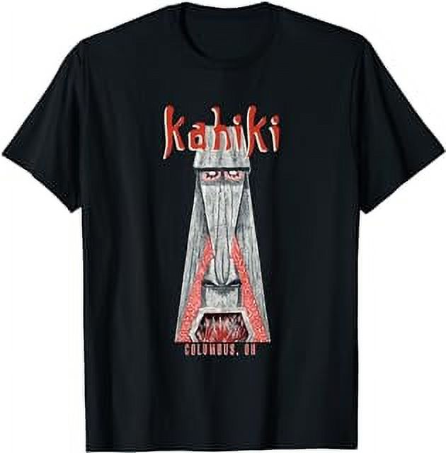 KAHIKI Tiki Bar Columbus Ohio Menu Fireplace TShirt