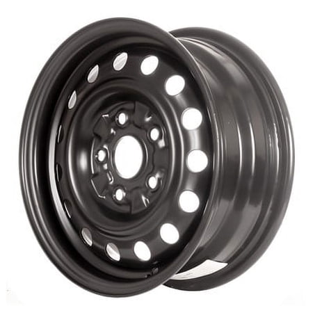 KAI 14 X 5.5 Reconditioned OEM Steel Wheel, Black, Fits 1993-1994 Mazda MX6
