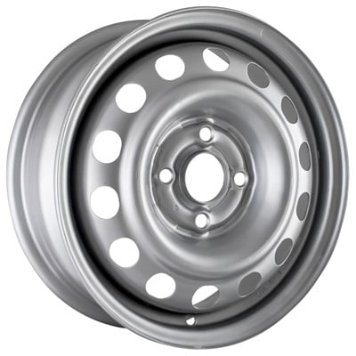 KAI 14 X 5 Reconditioned OEM Steel Wheel, Silver Full Face, Fits 1992-2000 Honda Civic Hatchback