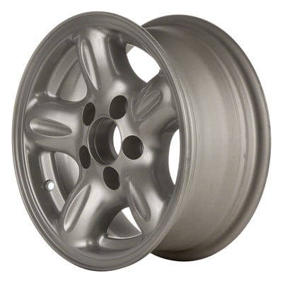 KAI 14 X 6 Reconditioned OEM Aluminum Alloy Wheel, Light Silver Textured Full Face, Fits 1994-2003 Mazda Pickup