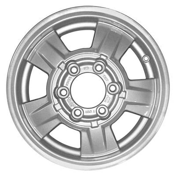 KAI 15 X 6.5 Reconditioned OEM Aluminum Alloy Wheel, Machined Flange Silver Face, Fits 2004-2009 Chevrolet Colorado