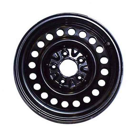 KAI 15 X 6 Reconditioned OEM Steel Wheel, Black, Fits 1997-1999 Oldsmobile Cutlass