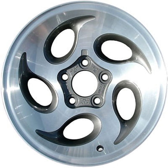 KAI 15 X 7 Reconditioned OEM Aluminum Alloy Wheel, Gray Purple Pocket, Fits 1995-1998 Ford Ranger
