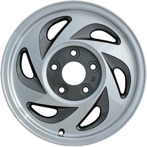 KAI 15 X 7 Reconditioned OEM Aluminum Alloy Wheel, Machined and Dark Sparkle Charcoal, Fits 1995-2002 Chevrolet S10 Blazer