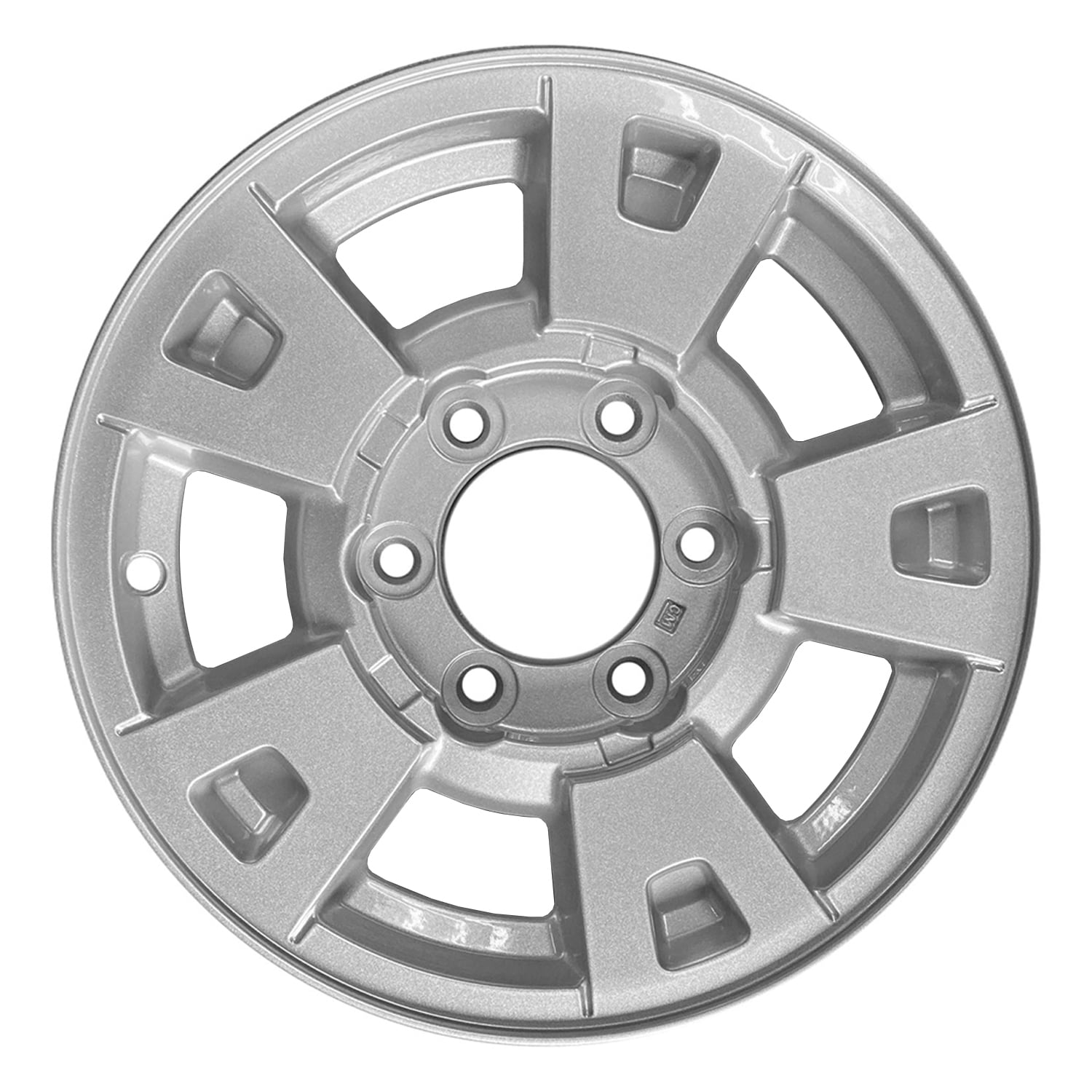 Remanufactured Painted Sparkle Silver Aluminum Wheel 15 x 7 9593993 fits 2004-2009 Chevrolet Colorado