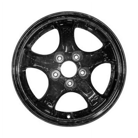 KAI 16 X 6.5 Reconditioned OEM Aluminum Alloy Wheel, All Painted Black, Fits 2017-2019 Kia Niro