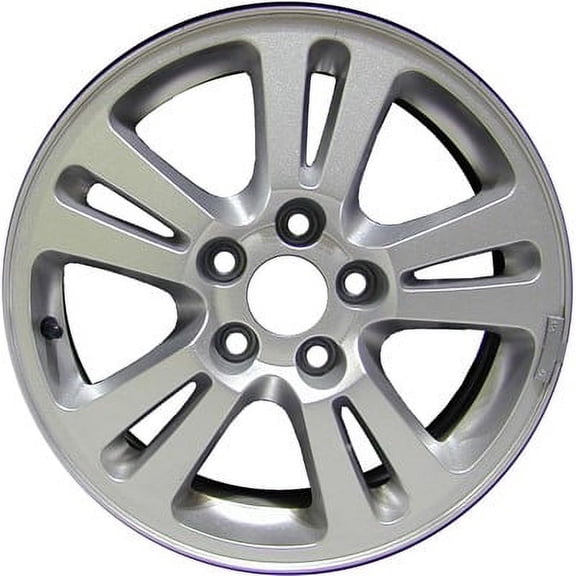 KAI 16 X 6.5 Reconditioned OEM Aluminum Alloy Wheel, All Painted Silver, Fits 2005-2009 Saab 9-3