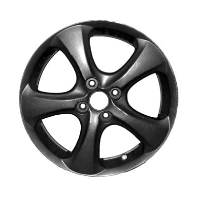 KAI 16 X 6.5 Reconditioned OEM Aluminum Alloy Wheel, All Painted Silver, Fits 2007-2011 Hyundai Accent Hatchback