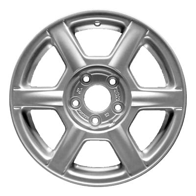 KAI 16 X 6.5 Reconditioned OEM Aluminum Alloy Wheel, Sparkle Silver Full Face, Fits 2001-2002 Oldsmobile Alero