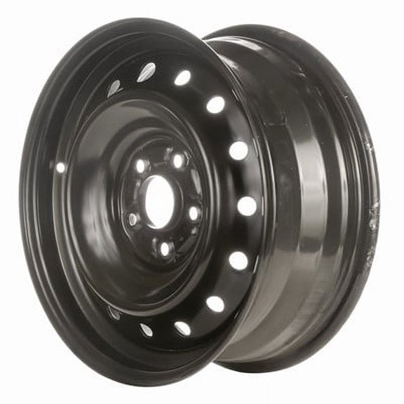 KAI 16 X 6.5 Reconditioned OEM Steel Wheel, Black Full Face, Fits 2005-2006 Honda Element