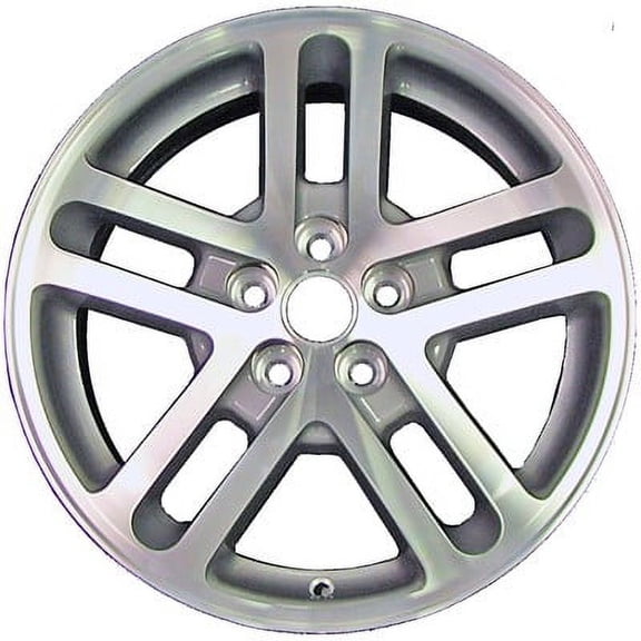 KAI 16 X 6 Reconditioned OEM Aluminum Alloy Wheel, Machined W/Charcoal Pocket, Fits 2002-2005 Chevrolet Cavalier