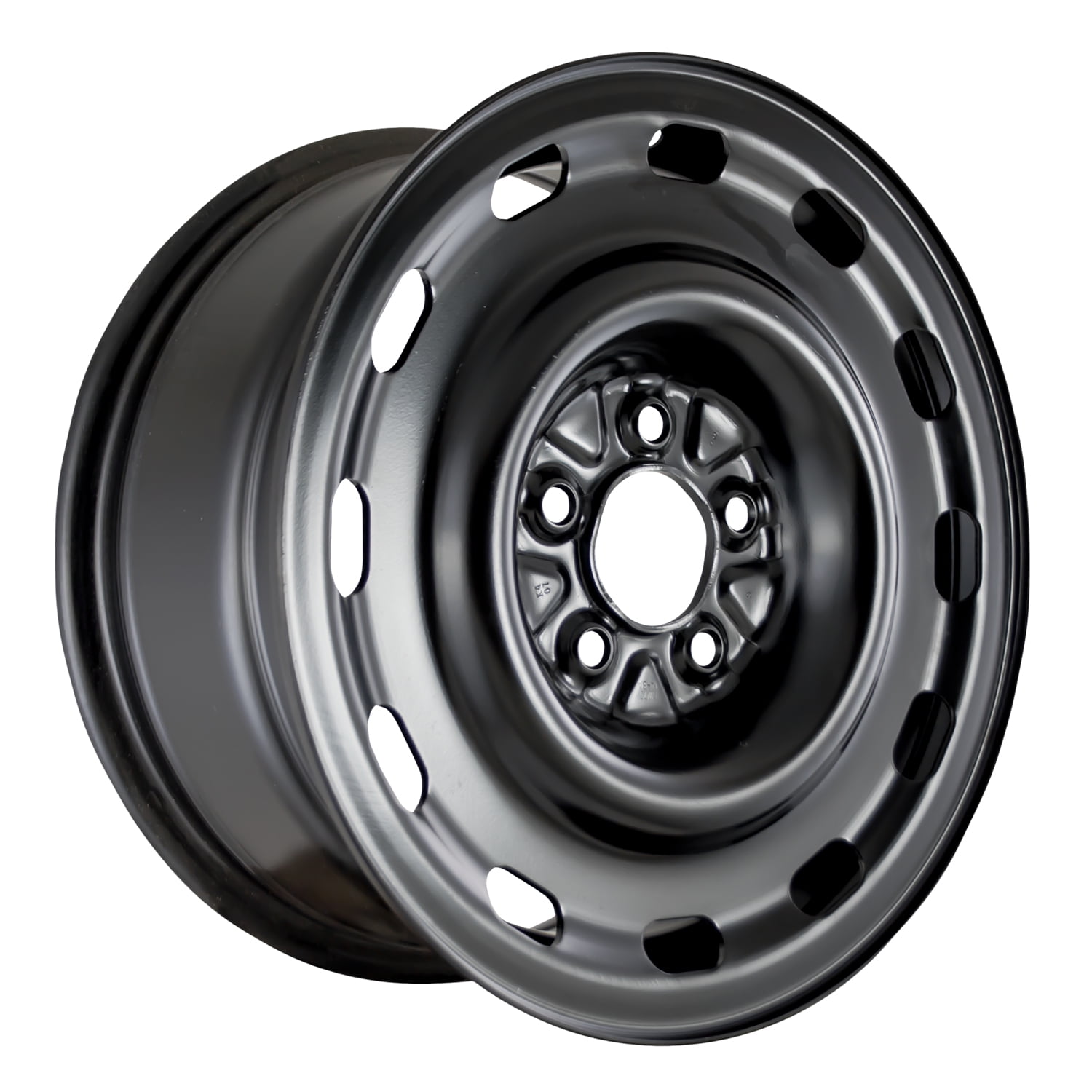 Remanufactured Painted Black Steel Wheel 16 x 7 5W7Z1007AA