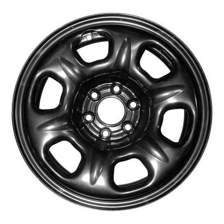 KAI 16 X 7 Reconditioned OEM Steel Wheel, Black, Fits 2015-2020 Nissan Frontier Pickup