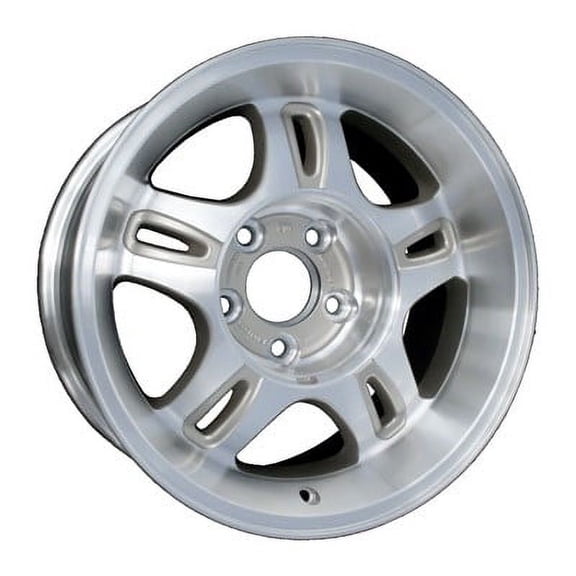 KAI 16 X 8 Reconditioned OEM Aluminum Alloy Wheel, Sparkle Silver Flange Cut, Fits 1999-2001 Chevrolet S10 Pickup