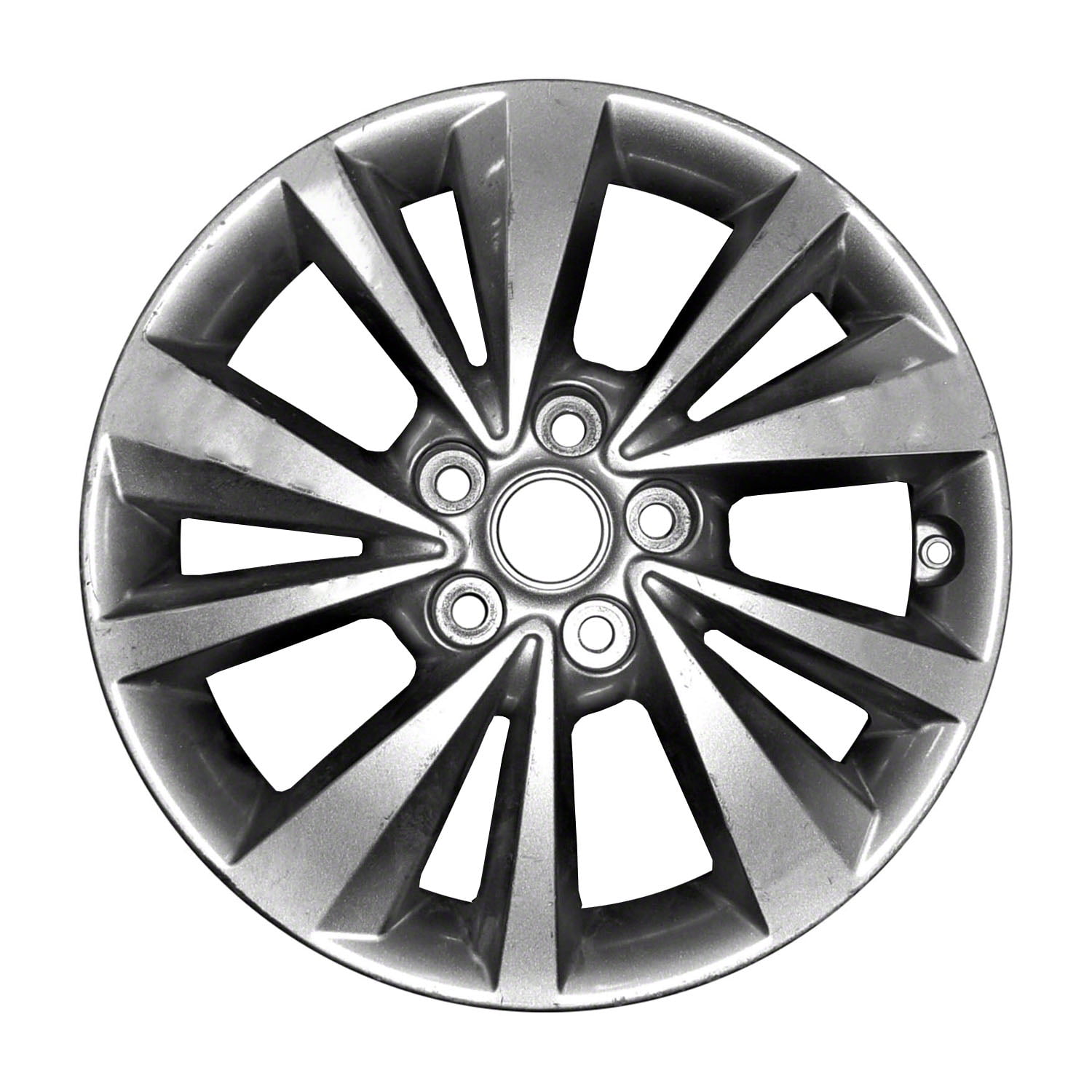 Remanufactured Painted Silver Aluminum Wheel 17 x 6.5 52910A9150 fits 2015-2018 KIA Sedona