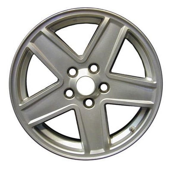 KAI 17 X 6.5 Reconditioned OEM Aluminum Alloy Wheel, Machined Dark Charcoal Metallic, Fits 2007-2010 Jeep Compass Mk