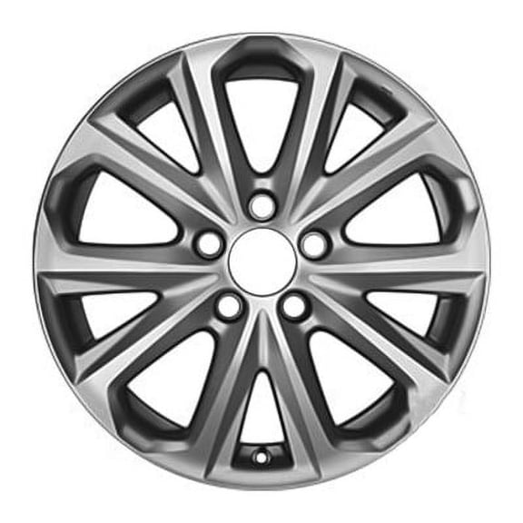 KAI 17 X 6.5 Reconditioned OEM Aluminum Alloy Wheel, Machined and Silver Metallic, Fits 2012-2015 Honda CRV