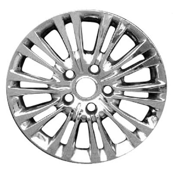 KAI 17 X 6.5 Reconditioned OEM Aluminum Alloy Wheel, Polished With Silver Windows, Fits 2011-2016 Chrysler Town & Country