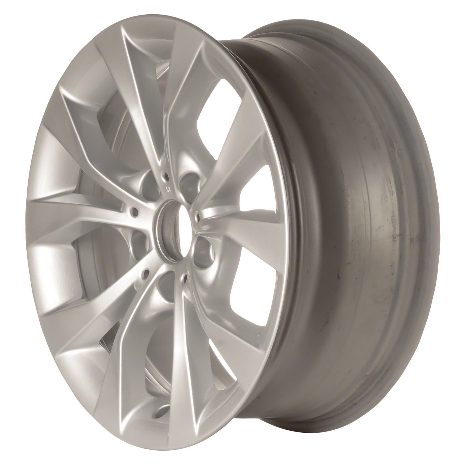 Remanufactured Painted Sparkle Silver Aluminum Wheel 17 x 7.5 36116789141 fits 2012-2015 BMW X1