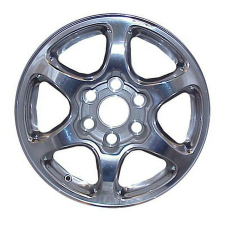 KAI 17 X 7.5 Reconditioned OEM Aluminum Alloy Wheel, All Polished, Fits 2001-2006 GMC Yukon